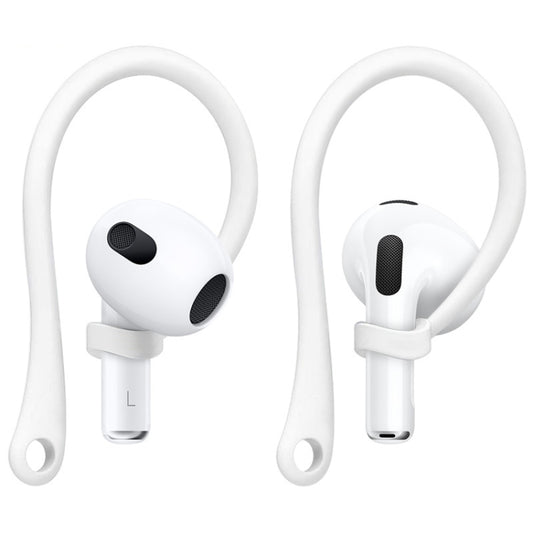 1 Pair imak Wireless Earphones Silicone Anti-lost Lanyard Ear Hook For AirPods 3(White) - Anti-lost & Holder by imak | Online Shopping UK | buy2fix