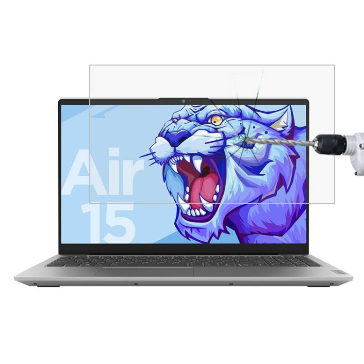 Laptop Screen HD Tempered Glass Protective Film For Lenovo Xiaoxin Air 15 2021 15.6 inch - Screen Protection Film by buy2fix | Online Shopping UK | buy2fix