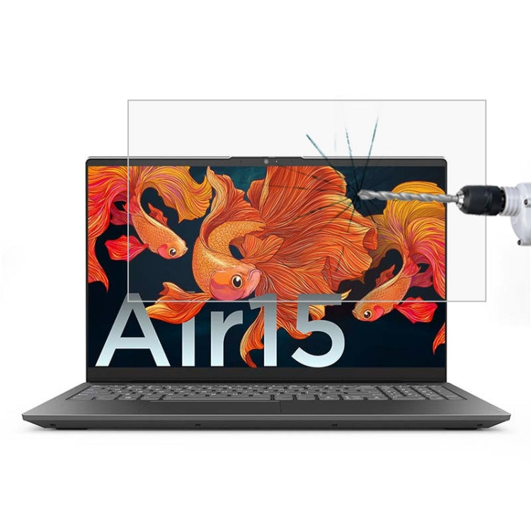 Laptop Screen HD Tempered Glass Protective Film For Lenovo Xiaoxin Air 15 2019 15.6 inch - Screen Protection Film by buy2fix | Online Shopping UK | buy2fix