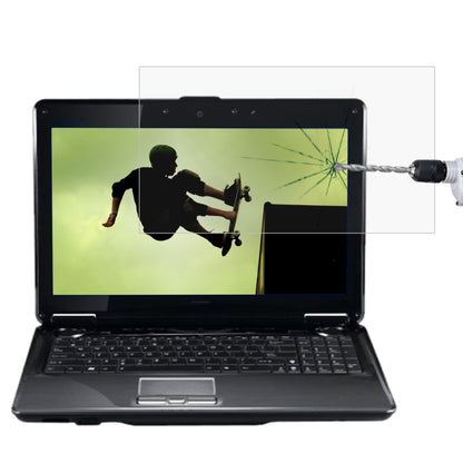 9H Laptop Tempered Glass Screen Protective Film For Asus N61W43Vg 16 inch - Screen Protection Film by buy2fix | Online Shopping UK | buy2fix