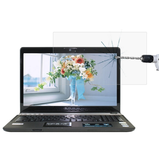 9H Laptop Tempered Glass Screen Protective Film For Asus N61W66Vg 16 inch - Screen Protection Film by buy2fix | Online Shopping UK | buy2fix
