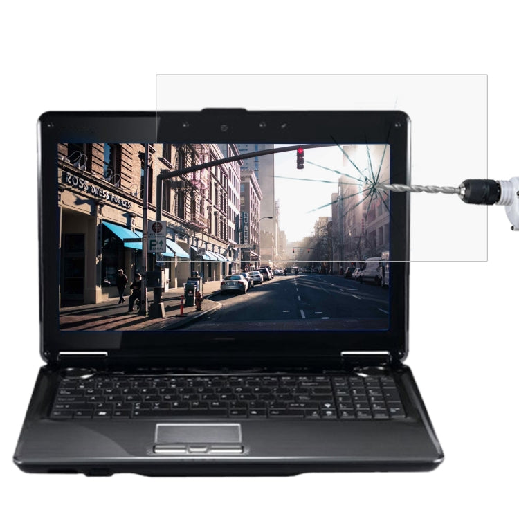 9H Laptop Tempered Glass Screen Protective Film For Asus N61W66Vn 16 inch - Screen Protection Film by buy2fix | Online Shopping UK | buy2fix