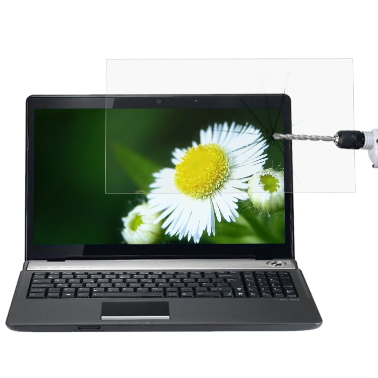 9H Laptop Tempered Glass Screen Protective Film For Asus N61WI43Ja 16 inch - Screen Protection Film by buy2fix | Online Shopping UK | buy2fix