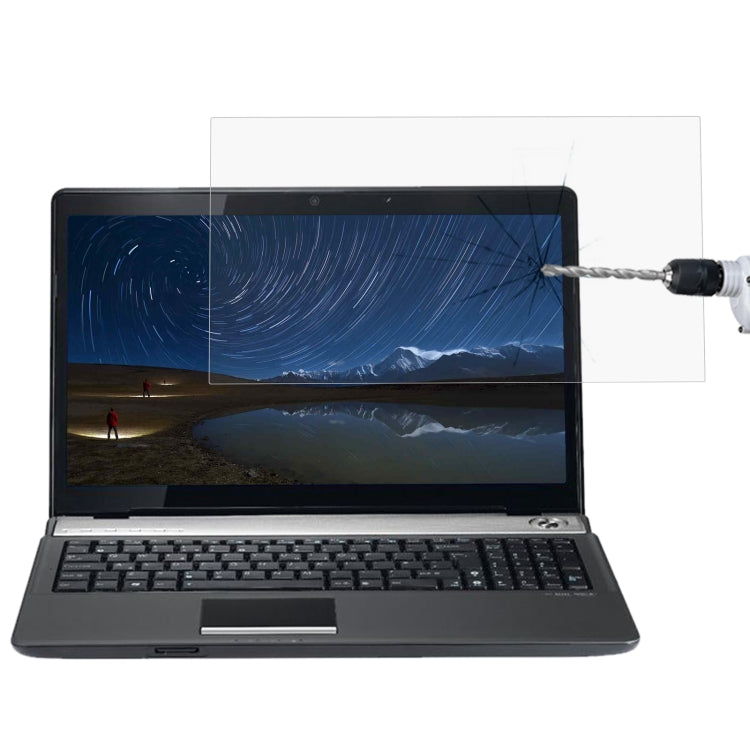 9H Laptop Tempered Glass Screen Protective Film For Asus X61W657SL 16 inch - Screen Protection Film by buy2fix | Online Shopping UK | buy2fix