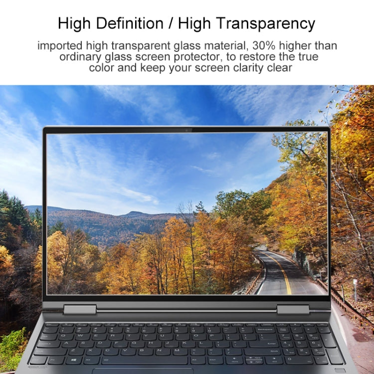 For Lenovo Yoga C740 15.6 inch Laptop Screen HD Tempered Glass Protective Film - Screen Protection Film by buy2fix | Online Shopping UK | buy2fix