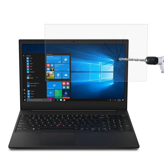 Laptop Screen HD Tempered Glass Protective Film For ThinkPad E590 15.6 inch - Screen Protection Film by buy2fix | Online Shopping UK | buy2fix