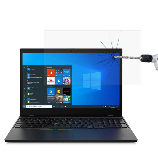Laptop Screen HD Tempered Glass Protective Film For ThinkPad L15 15.6 inch - Screen Protection Film by buy2fix | Online Shopping UK | buy2fix