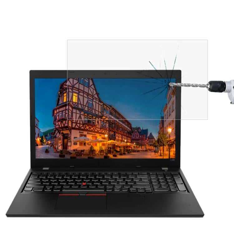 Laptop Screen HD Tempered Glass Protective Film For ThinkPad L590 15.6 inch - Screen Protection Film by buy2fix | Online Shopping UK | buy2fix