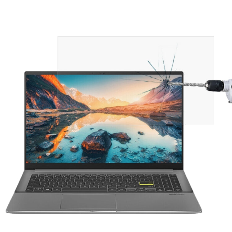 Laptop Screen HD Tempered Glass Protective Film For Asus VivoBook15x 15.6 inch - Screen Protection Film by buy2fix | Online Shopping UK | buy2fix