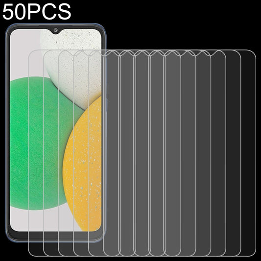 50 PCS 0.26mm 9H 2.5D Tempered Glass Film For Samsung Galaxy A03 / A03 Core - Galaxy Tempered Glass by buy2fix | Online Shopping UK | buy2fix