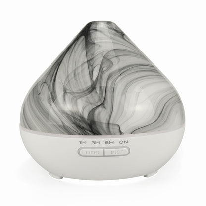 400ml Volcano Shape Humidifier Glass Aromatherapy Machine Automatic Alcohol Sprayer, Plug Specification:AU Plug(White) - Air Purifiers & Accessories by buy2fix | Online Shopping UK | buy2fix