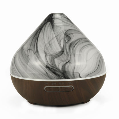 400ml Volcano Shape Humidifier Glass Aromatherapy Machine Automatic Alcohol Sprayer, Plug Specification:AU Plug(Coffee) - Air Purifiers & Accessories by buy2fix | Online Shopping UK | buy2fix
