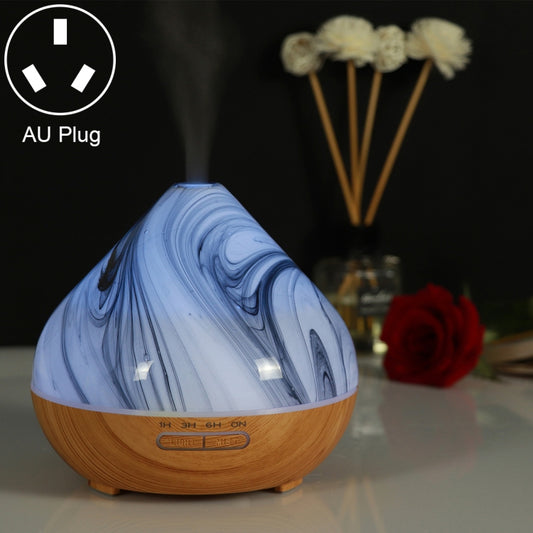 400ml Volcano Shape Humidifier Glass Aromatherapy Machine Automatic Alcohol Sprayer, Plug Specification:AU Plug(Khaki) - Air Purifiers & Accessories by buy2fix | Online Shopping UK | buy2fix