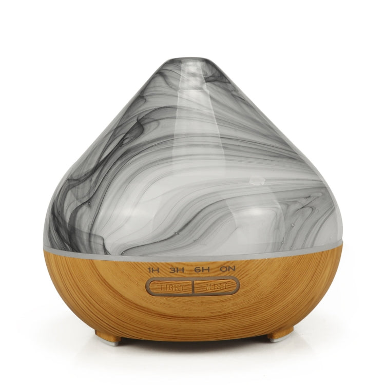400ml Volcano Shape Humidifier Glass Aromatherapy Machine Automatic Alcohol Sprayer, Plug Specification:EU Plug(Khaki) - Air Purifiers & Accessories by buy2fix | Online Shopping UK | buy2fix