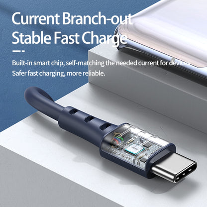 REMAX RC-179a 2.4A Type-C / USB-C High Elastic TPE Fast Charging Data Cable, Length: 1m(White) - USB-C & Type-C Cable by REMAX | Online Shopping UK | buy2fix