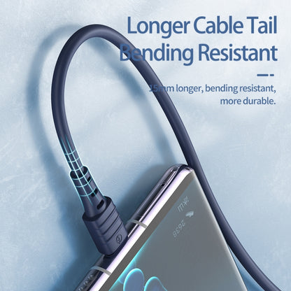 REMAX RC-179a 2.4A Type-C / USB-C High Elastic TPE Fast Charging Data Cable, Length: 1m(Blue) - USB-C & Type-C Cable by REMAX | Online Shopping UK | buy2fix