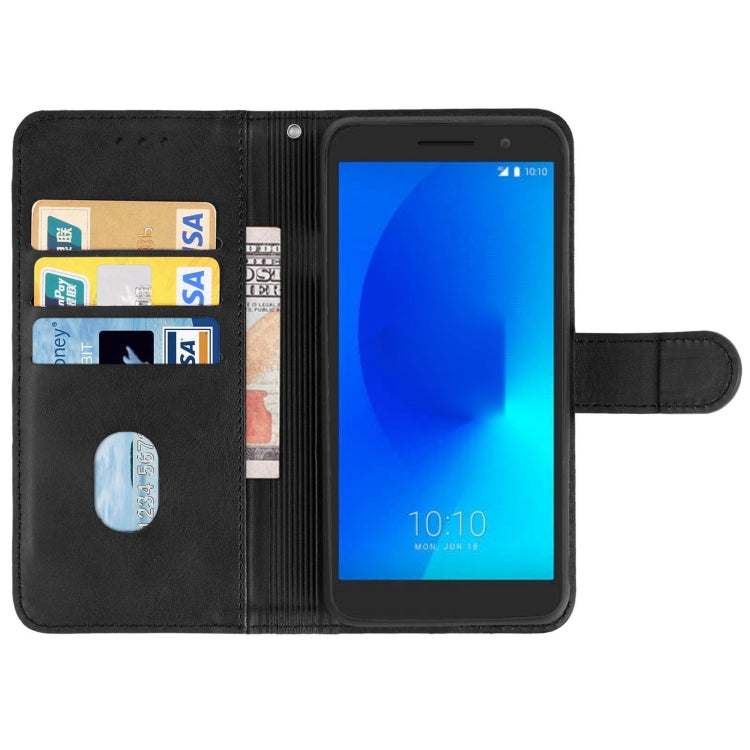 Leather Phone Case For Alcatel 1/1 2019&2021 / Vodafone Smart E9(Black) - Alcatel Cases by buy2fix | Online Shopping UK | buy2fix