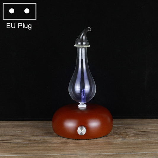 Wood Essential Oil Diffuser Aromatherapy Machine Automatic Alcohol Sprayer, Plug Specification:EU Plug(Dark Brown) - Air Purifiers & Accessories by buy2fix | Online Shopping UK | buy2fix