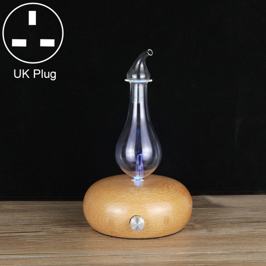 Wood Essential Oil Diffuser Aromatherapy Machine Automatic Alcohol Sprayer, Plug Specification:UK Plug(Light Brown) - Air Purifiers & Accessories by buy2fix | Online Shopping UK | buy2fix