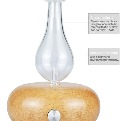 Wood Essential Oil Diffuser Aromatherapy Machine Automatic Alcohol Sprayer, Plug Specification:US Plug(Light Brown) - Air Purifiers & Accessories by buy2fix | Online Shopping UK | buy2fix