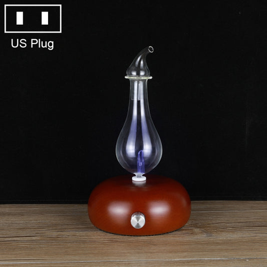 Wood Essential Oil Diffuser Aromatherapy Machine Automatic Alcohol Sprayer, Plug Specification:US Plug(Dark Brown) - Air Purifiers & Accessories by buy2fix | Online Shopping UK | buy2fix