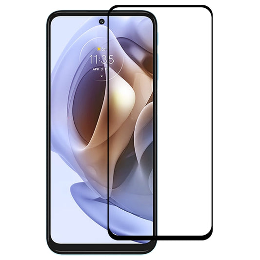 Full Glue Cover Screen Protector Tempered Glass Film For Motorola Moto G31 / Moto G53 / Moto G53 India - Motorola Tempered Glass by buy2fix | Online Shopping UK | buy2fix