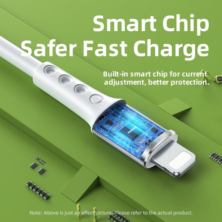 REMAX RC-198a Chaining II Series 5A USB to USB-C / Type-C Fast Charging Data Cable, Cable Length: 1m(White) - USB-C & Type-C Cable by REMAX | Online Shopping UK | buy2fix