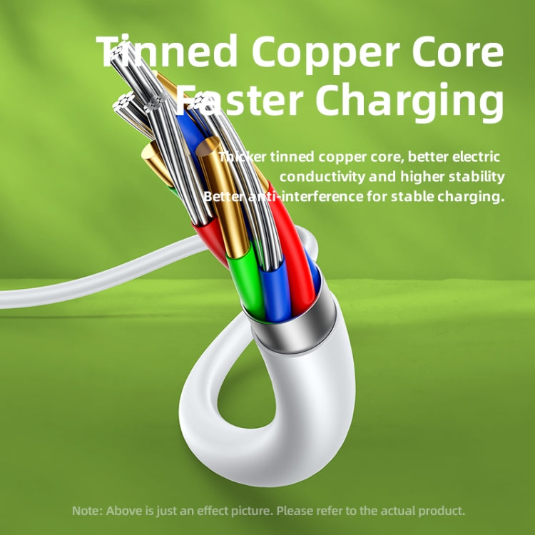REMAX RC-198a Chaining II Series 5A USB to USB-C / Type-C Fast Charging Data Cable, Cable Length: 1m(White) - USB-C & Type-C Cable by REMAX | Online Shopping UK | buy2fix