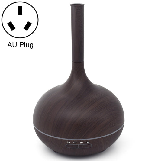 Creative Fragrance Machine Pointed Mouth Humidifier Automatic Alcohol Sprayer with Colorful LED Light, Plug Specification:AU Plug(Dark Brown) - Air Purifiers & Accessories by buy2fix | Online Shopping UK | buy2fix