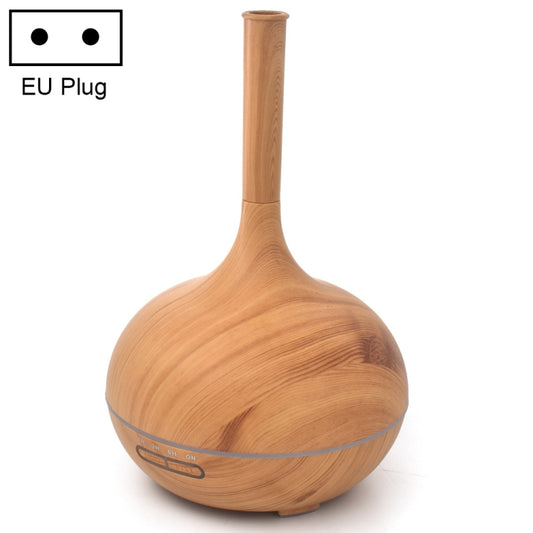 Creative Fragrance Machine Pointed Mouth Humidifier Automatic Alcohol Sprayer with Colorful LED Light, Plug Specification:EU Plug(Light Brown) - Air Purifiers & Accessories by buy2fix | Online Shopping UK | buy2fix