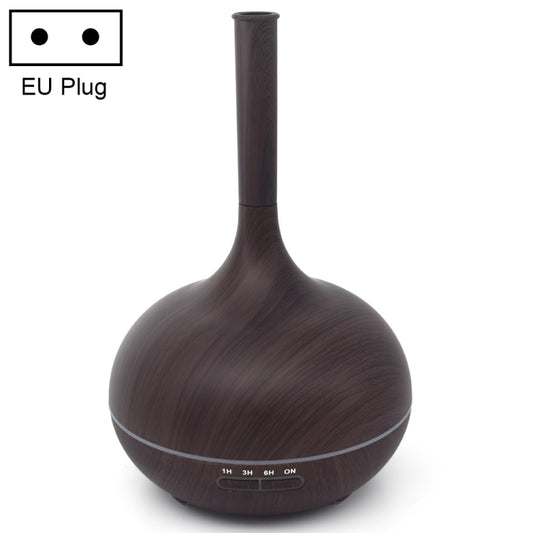 Creative Fragrance Machine Pointed Mouth Humidifier Automatic Alcohol Sprayer with Colorful LED Light, Plug Specification:EU Plug(Dark Brown) - Air Purifiers & Accessories by buy2fix | Online Shopping UK | buy2fix