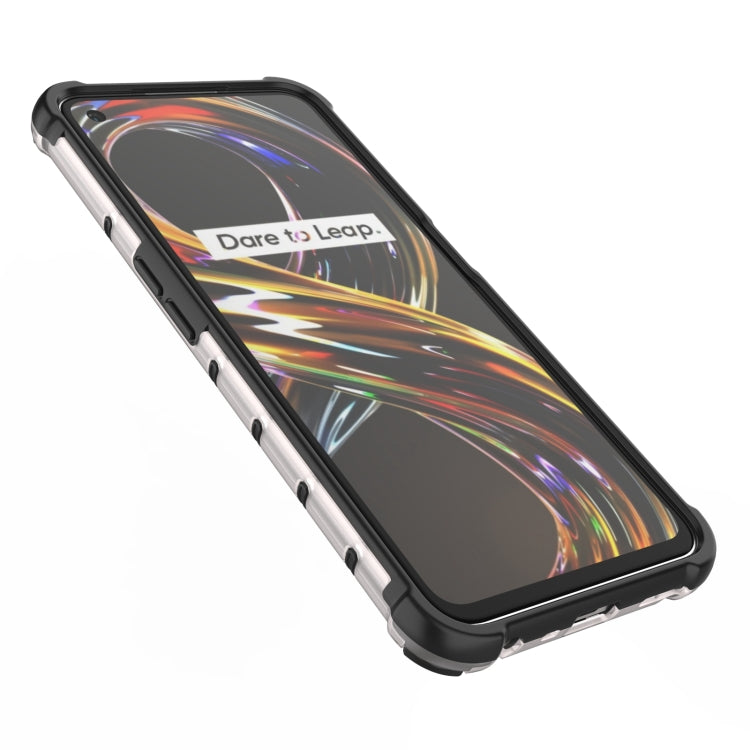 For OPPO Realme 8i Shockproof Honeycomb PC + TPU Phone Case(Green) - Realme Cases by buy2fix | Online Shopping UK | buy2fix