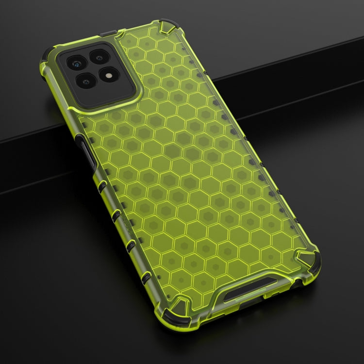 For OPPO Realme 8i Shockproof Honeycomb PC + TPU Phone Case(Green) - Realme Cases by buy2fix | Online Shopping UK | buy2fix