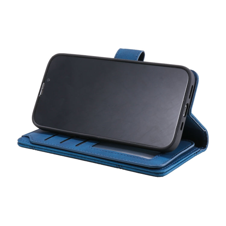 For iPhone 13 Pro Max Skin Feel Horizontal Flip Leather Phone Case (Blue) - iPhone 13 Pro Max Cases by buy2fix | Online Shopping UK | buy2fix