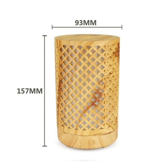 200ml Hollow-out Forest Pattern Wooden Essential Oil Aromatherapy Machine Ultrasonic Humidifier Automatic Alcohol Sprayer, Plug Specification:UK Plug(Light Brown-1) - Air Purifiers & Accessories by buy2fix | Online Shopping UK | buy2fix