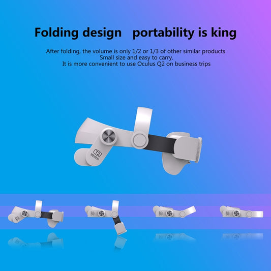 FIITVR T2 Adjustable VR Headset Hood Headband for Oculus Q2 - VR Accessories by buy2fix | Online Shopping UK | buy2fix