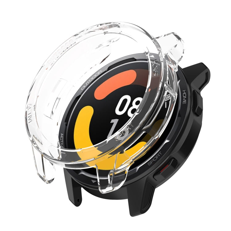 For Xiaomi Watch Color 2 Half Coverage Hollowed TPU Protective Case(Transparent White) - Watch Cases by buy2fix | Online Shopping UK | buy2fix