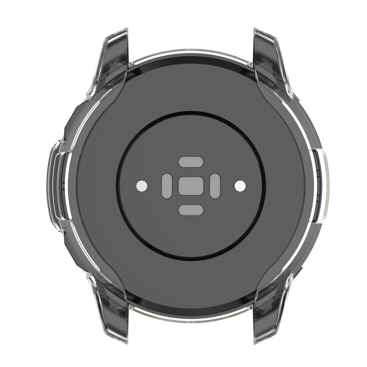 For Xiaomi Watch Color 2 Half Coverage Hollowed TPU Protective Case(Transparent White) - Watch Cases by buy2fix | Online Shopping UK | buy2fix