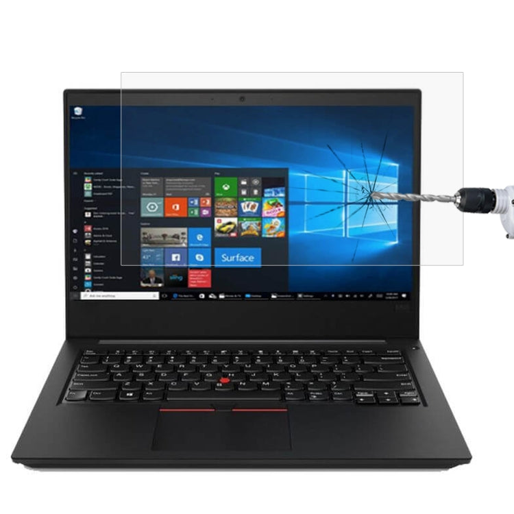 Laptop Screen HD Tempered Glass Protective Film For ThinkPad E495 14 inch - Screen Protection Film by buy2fix | Online Shopping UK | buy2fix