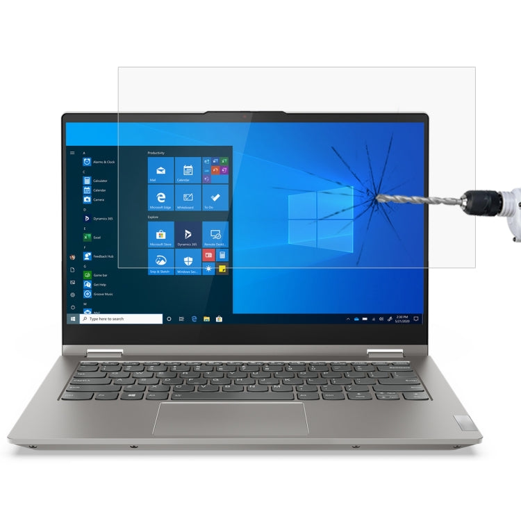 Laptop Screen HD Tempered Glass Protective Film For Lenovo IdeaPad 14s 14 inch - Screen Protection Film by buy2fix | Online Shopping UK | buy2fix