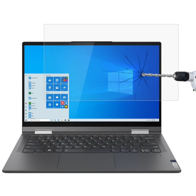 Laptop Screen HD Tempered Glass Protective Film For Lenovo YOGA 5G - Screen Protection Film by buy2fix | Online Shopping UK | buy2fix