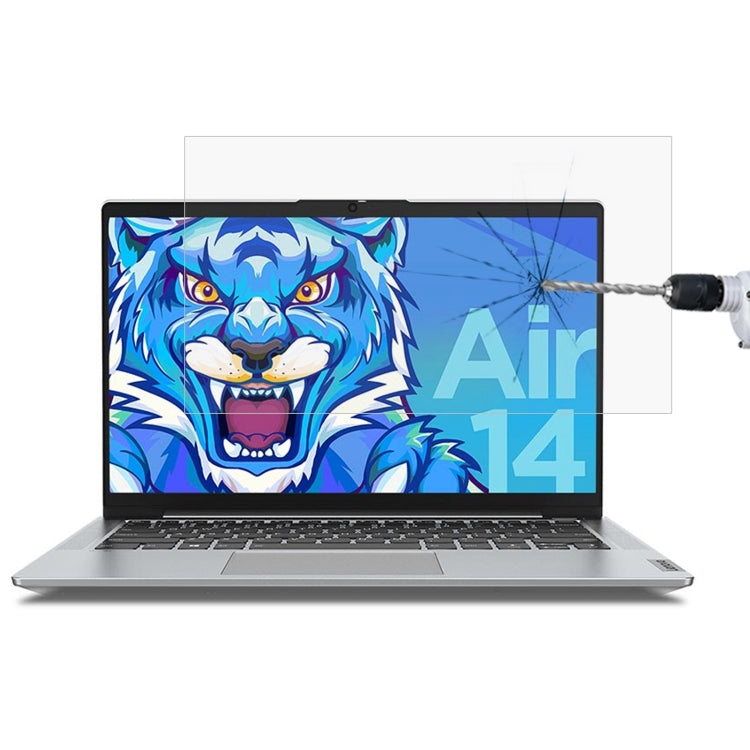 Laptop Screen HD Tempered Glass Protective Film For Lenovo Xiaoxin Air 14 2021 14 inch - Screen Protection Film by buy2fix | Online Shopping UK | buy2fix
