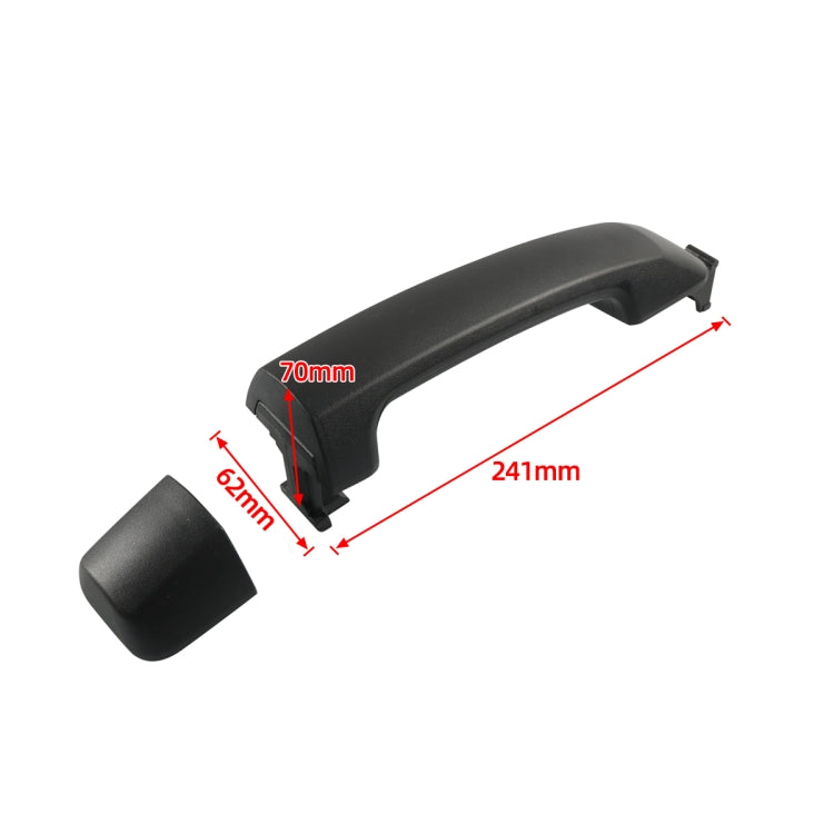 A6752-02 Car Frosted Outside Door Handle 69210-0C010 without Hole for Toyota Tundra 2007-2020 - Door Handles by buy2fix | Online Shopping UK | buy2fix