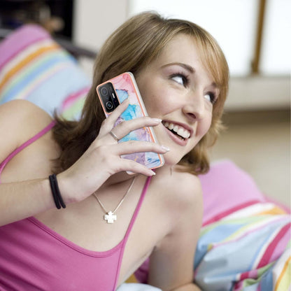 For Xiaomi Mi 11T / Mi 11T Pro Electroplating IMD TPU Phone Case(Blue Marble) by buy2fix