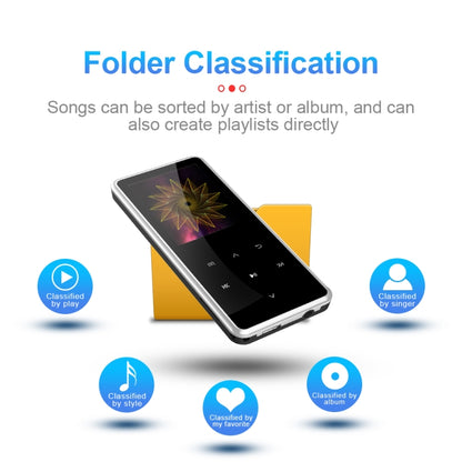 M12 Multifunctional Portable Bluetooth Player, Capacity:8GB(Silver) - MP4 Player by buy2fix | Online Shopping UK | buy2fix