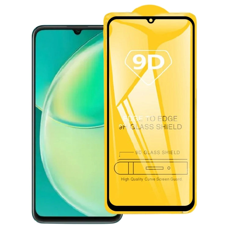 9D Full Glue Screen Tempered Glass Film For Huawei nova Y60 - Huawei Tempered Glass by buy2fix | Online Shopping UK | buy2fix