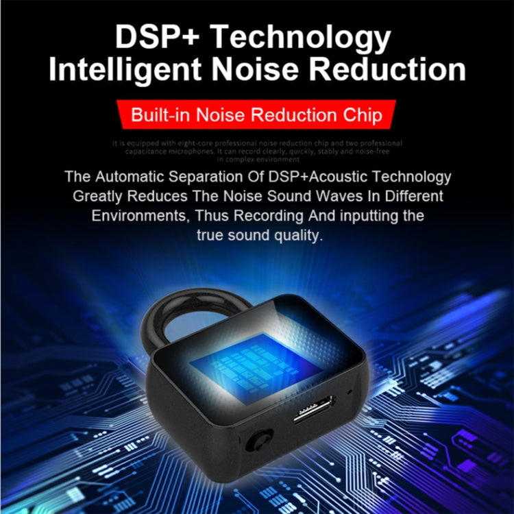 Q11 Intelligent HD Noise Reduction Lock Voice Recorder, Capacity:4GB(Black) - Recording Pen by buy2fix | Online Shopping UK | buy2fix