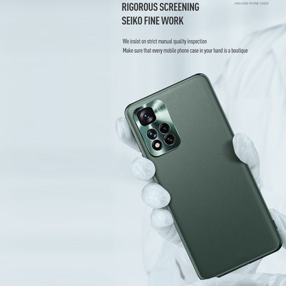 For Xiaomi Redmi Note 11 Pro Airbag Shockproof Protective Phone Case(Cyan-blue) by buy2fix