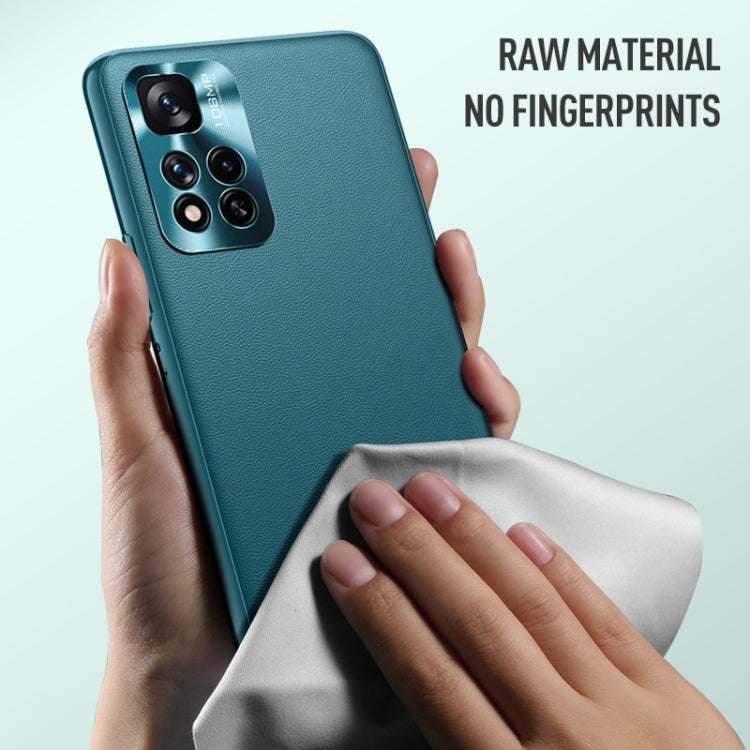 For Xiaomi Redmi Note 11 Pro Airbag Shockproof Protective Phone Case(Cyan-blue) by buy2fix