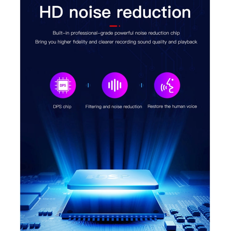 Q39 AI Intelligent High-definition Noise Reduction Voice Control Recorder, Capacity:8GB(Black) - Recording Pen by buy2fix | Online Shopping UK | buy2fix